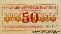 50 Centimes FRANCE régionalisme et divers Tours 1920 JP.123.06 SPL à NEUF