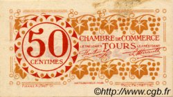 50 Centimes FRANCE régionalisme et divers Tours 1920 JP.123.06 TTB à SUP
