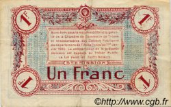 1 Franc FRANCE régionalisme et divers Troyes 1918 JP.124.10 TTB à SUP
