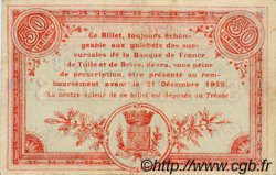 50 Centimes FRANCE régionalisme et divers Tulle 1918 JP.125.01 TTB à SUP