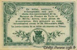 1 Franc FRANCE régionalisme et divers Tulle 1918 JP.125.02 TTB à SUP