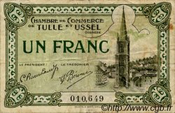 1 Franc FRANCE régionalisme et divers Tulle et Ussel 1918 JP.126.03 TB