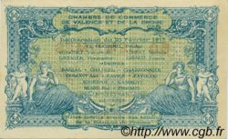 50 Centimes FRANCE régionalisme et divers Valence 1915 JP.127.02 SPL à NEUF