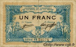 1 Franc FRANCE régionalisme et divers Valence 1915 JP.127.04 TB