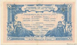 1 Franc FRANCE régionalisme et divers Valence 1915 JP.127.07 SPL à NEUF