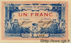 1 Franc FRANCE régionalisme et divers Valence 1915 JP.127.08 TTB à SUP