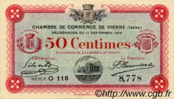 50 Centimes FRANCE régionalisme et divers Vienne 1916 JP.128.09 TTB à SUP