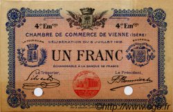 1 Franc Spécimen FRANCE régionalisme et divers Vienne 1918 JP.128.24 TTB à SUP