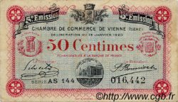 50 Centimes FRANCE régionalisme et divers Vienne 1920 JP.128.26 TB