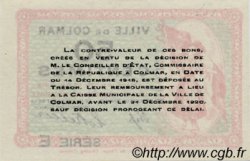 50 Centimes FRANCE régionalisme et divers Colmar 1918 JP.130.05 SPL à NEUF