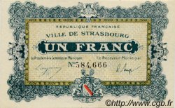 1 Franc FRANCE régionalisme et divers Strasbourg 1918 JP.133.04 SPL à NEUF