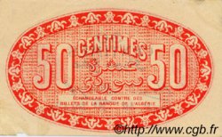50 Centimes FRANCE régionalisme et divers Alger 1919 JP.137.11 TTB à SUP
