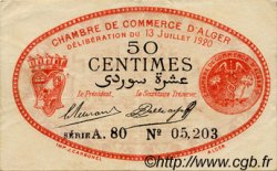 1 Franc FRANCE régionalisme et divers Alger 1920 JP.137.14 TTB à SUP