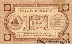50 Centimes FRANCE régionalisme et divers Bougie, Sétif 1915 JP.139.01 TTB à SUP