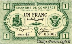 1 Franc FRANCE régionalisme et divers Bougie, Sétif 1915 JP.139.02 SPL à NEUF