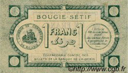 1 Franc FRANCE régionalisme et divers Bougie, Sétif 1915 JP.139.02 TTB à SUP