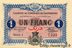 1 Franc FRANCE régionalisme et divers Constantine 1916 JP.140.10 SPL à NEUF