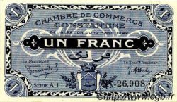 1 Franc FRANCE regionalismo e varie Constantine 1922 JP.140.37