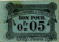 5 Centimes FRANCE régionalisme et divers Constantine 1915 JP.140.46 TTB à SUP