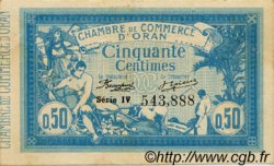 50 Centimes FRANCE régionalisme et divers Oran 1915 JP.141.04 TTB à SUP