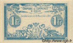 1 Franc FRANCE régionalisme et divers Oran 1915 JP.141.08 SPL à NEUF