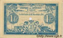 1 Franc Spécimen FRANCE régionalisme et divers Oran 1915 JP.141.12 TTB à SUP