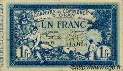 1 Franc FRANCE régionalisme et divers Oran 1915 JP.141.20 TTB à SUP