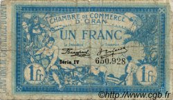 1 Franc FRANCE régionalisme et divers Oran 1915 JP.141.20 TB