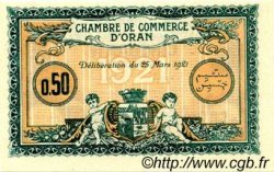50 Centimes FRANCE régionalisme et divers Oran 1921 JP.141.25 SPL à NEUF