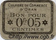 5 Centimes FRANCE régionalisme et divers Oran 1916 JP.141.42 TTB à SUP