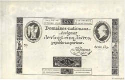 25 Livres FRANCIA  1792 Ass.37a