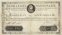 200 Livres FRANCIA  1792 Ass.29a