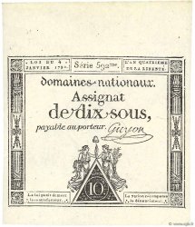 10 Sous FRANCE  1792 Ass.23a NEUF