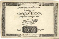 10 Livres Faux FRANCIA  1791 Ass.21e q.SPL