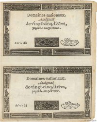 25 Livres Faux FRANCIA  1793 Ass.43c SPL