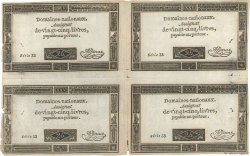 25 Livres Faux FRANKREICH  1793 Ass.43c-p S to SS