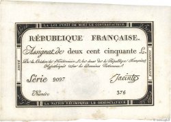 250 Livres FRANCIA  1793 Ass.45a FDC