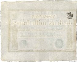 2000 Francs FRANKREICH  1795 Ass.51a fST