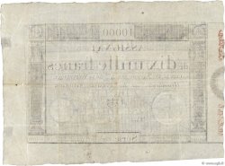 10000 Francs FRANCE  1795 Ass.52a XF