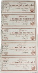 100 Francs avec série Planche FRANCIA  1796 Ass.60a-p SC