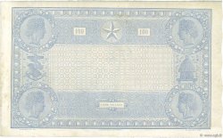 100 Francs type 1862 - Bleu à indices Noirs FRANCIA  1874 F.A39.10 MBC+