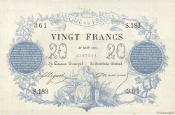 20 Francs type 1871 FRANCE  1871 F.A46.02 UNC-