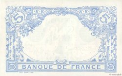 5 Francs BLEU FRANKREICH  1915 F.02.25 fST