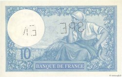 10 Francs MINERVE Spécimen FRANCIA  1926 F.06.11Sp q.FDC