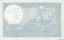 10 Francs MINERVE modifié FRANKREICH  1942 F.07.31 VZ to fST