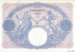 50 Francs BLEU ET ROSE Spécimen FRANCIA  1920 F.14.33Sp2 SC+