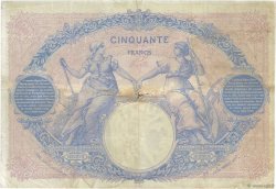 50 Francs BLEU ET ROSE FRANCE  1890 F.14.02 F