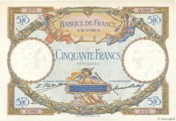 50 Francs LUC OLIVIER MERSON Spécimen FRANCE  1927 F.15.01S UNC-