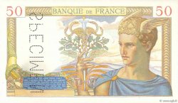 50 Francs CÉRÈS Épreuve FRANCE  1934 F.17.00Ec NEUF
