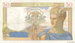 50 Francs CÉRÈS FRANCIA  1937 F.17.35 BB